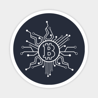 Bitcoin Crypto Blockchain technology Magnet